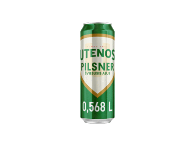 Alus UTENOS PILSNER, 568 ml