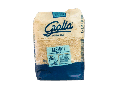 BASMATI ryžiai GRALLA PREMIUM, 800 g