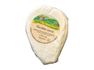 S. JASINEVIČIAUS varškės sūris, 15 % rieb. s. m., 1 kg