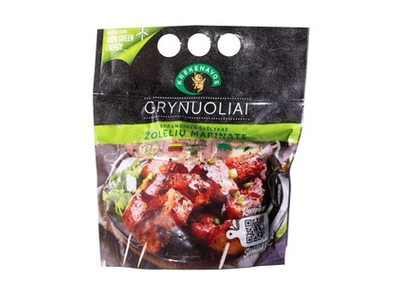 Marinuotas kiaulienos šašlykas ŽOLELIŲ MARINATE GRYNUOLIAI, 800 g