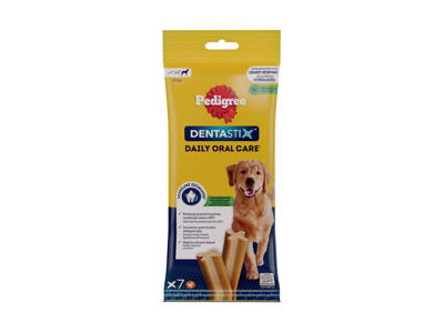 Stambių veislių šunų kramtalas PEDIGREE DENTASTIX (7 vnt.), 270 g