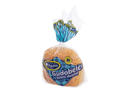 Šviesi ruginė raikyta GUDOBELĖS duona, 340 g