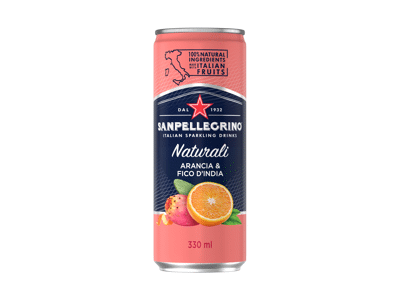 Gaz. apelsinų, kaktusų vais. sulčių gėrimas SAN PELLEGRINO, 330 ml