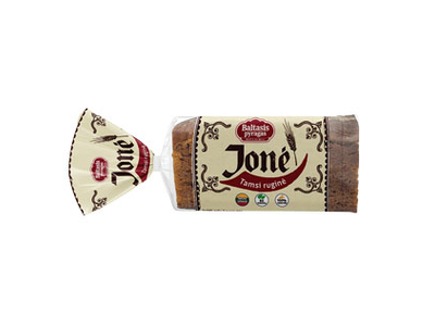 Ruginė duona be mielių JONĖ, 800 g