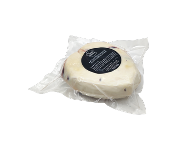 Saldaus pieno sūris SŪRIO DŽIAZAS, su spanguolėmis, 6% rieb.~300g