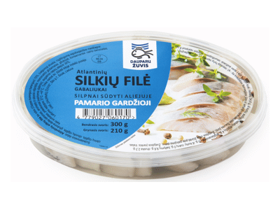 Silkių filė aliejuje PAMARIO GARDŽIOJI, 300 g