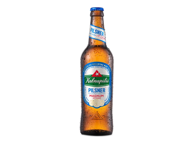Šviesusis alus KALNAPILIO PILSNER (4,6%), 500 ml