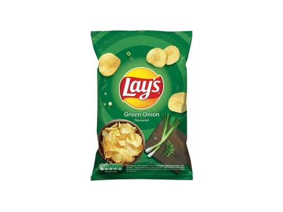 Bulvių traškučiai LAY'S žaliųjų svogūnų skonio, 130 g