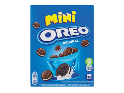 Kakaviniai sausainiai su vanilės skonio įdaru OREO, 160 g