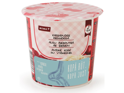 Avižinė košė su vyšniomis RIMI, 55 g