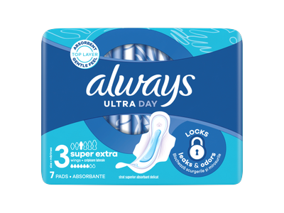 Higieniniai paketai ALWAYS Ultra Day&Night, S3, 7 vnt.