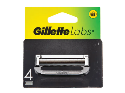 Skustuvo galvutės GILLETTE LABS, 4vnt.