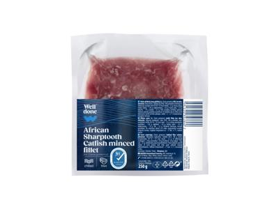 Malta afrikinių šamų plėšikų filė WELL DONE, be odos, atvėsinta, 250 g