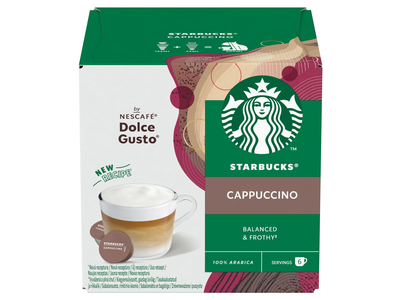 Kavos kapsulės STARBUCKS CAPPUCCINO, 120 g