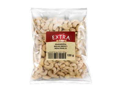 Anakardžiai EXTRA LINE, 150 g