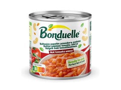 Konservuotos baltosios pupelės BONDUELLE pomidorų padaže, 430 g