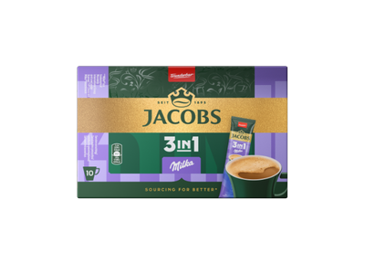 Kavos gėrimas JACOBS 3in1 Milka, 10x12g