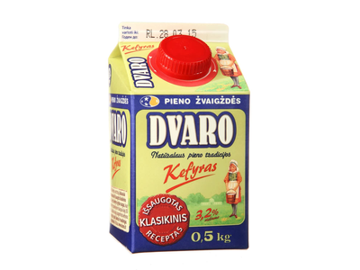 DVARO kefyras, 3,2 % rieb., 500 g