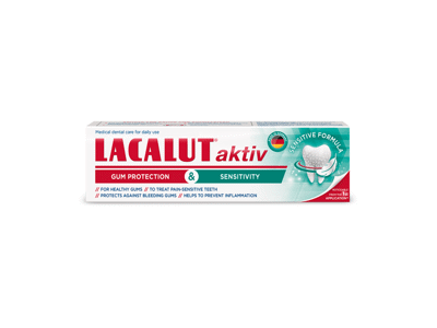 LACALUT sensitive- jautrūs dantys ir švelnus dantų balinimas 