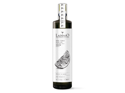 Purškiamas alyvuogių aliejus LADINIO Extra Virgin, su apelsinais, 200 ml