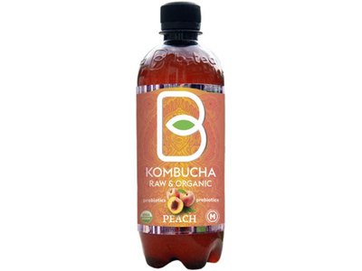 Kombucha Peach Arbatos gėrimas 0,4 l