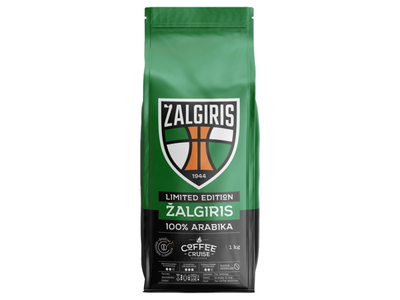 Coffee Cruise x  ŽALGIRIS Kavos pupelės 1 kg