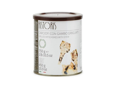 Artišokai su koteliu RISTORIS, grilinti, 750g/450g