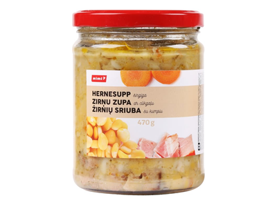 Žirnių sriuba su kumpiu RIMI EXPRESS, 470 g