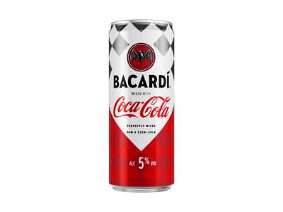 Alkoholinis kokteilis BACARDI&COCA-COLA, 250 ml