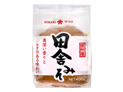 Raudona miso pasta HIRAKI, 400 g