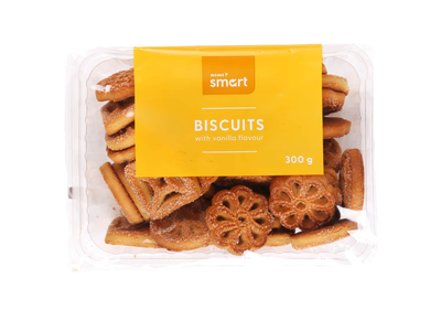 Vanilės skonio sausainiai RIMI SMART, 300 g