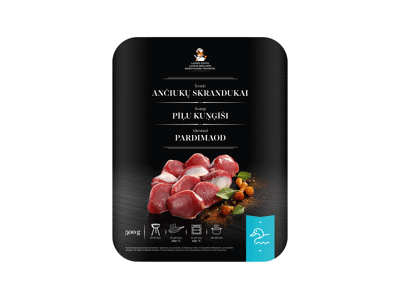 Švieži ančiukų skrandukai, 500 g