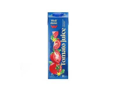Pomidorų sultys WELL DONE, TETRA PAK, 1 l