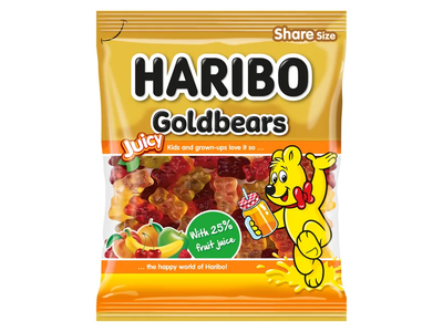 Saldainiai - guminukai HARIBO AUKSINIAI MEŠKUČIAI, 160 g