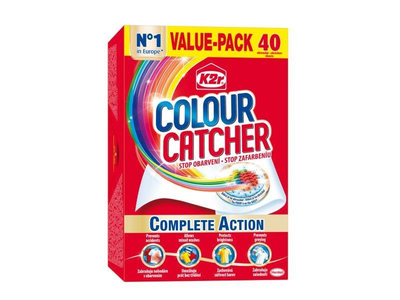 Skalbimo lapeliai K2R Colour Catcher, 40 vnt.