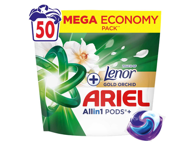 Skalbimo kapsulės ARIEL ALL-IN-1, 50 vnt.