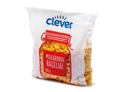 Makaronai rageliai CLEVER, 400 g