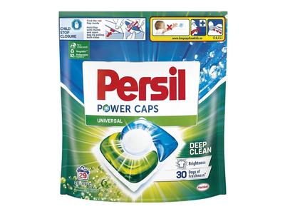 Skalbimo kapsulės PERSIL POWER CAPS White, 29 skalbimai