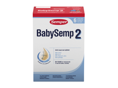 Pieno mišinys SEMPER  BABYSEMP2, nuo 6 mėn., 800 g