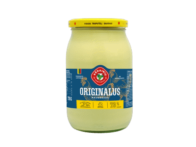 LIETUVIŠKAS ORIGINALUS majonezas, 73 % rieb., 770 ml