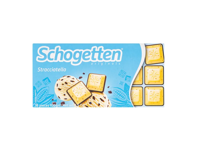 Baltasis šokoladas SCHOGETTEN STRACCIATELLA, 100 g