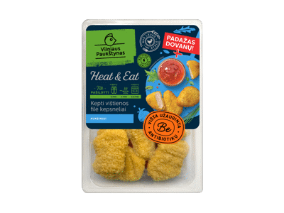 Kepti vištienos filė kepsneliai su padažu HEAT & EAT, 290 g