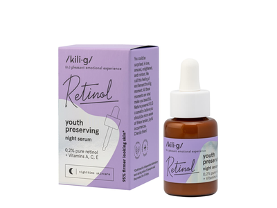Nakt.veido serum.su retin.KILIG RETINOL, 30ml