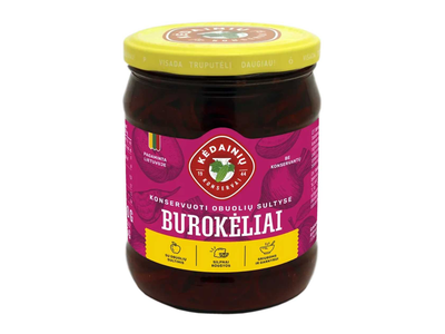 KĖDAINIŲ konservuoti burokėliai obuolių sultyse, 480g