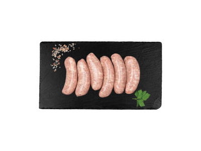 Šviežios storos kiaulienos dešrelės, 1 kg