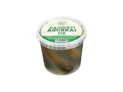 Rauginti agurkai kibirėlyje, 600 g