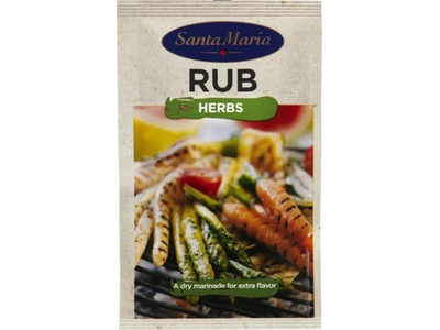 Prieskoniai marinavimui SANTA MARIA, su prieskoninėmis žolelėmis BBQ Rub Herbs, 22 g