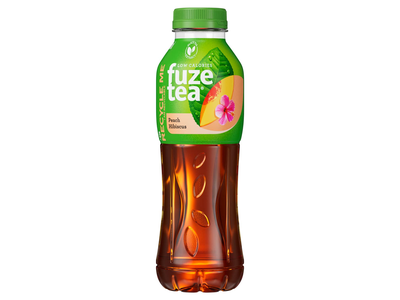 Persikų sk.juod.arb. gėrimas FUZE TEA, 500ml