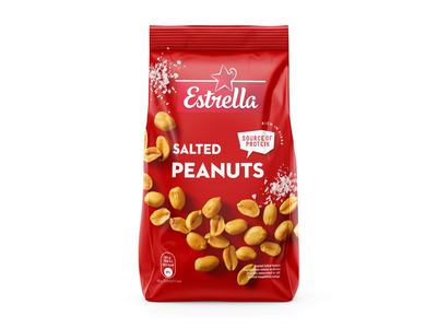 Kep. žemės riešutai su druska ESTRELLA, 240g