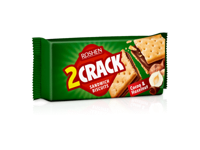 Krekeriai ROSHEN su lazdynų riešutų įdaru, 190 g
